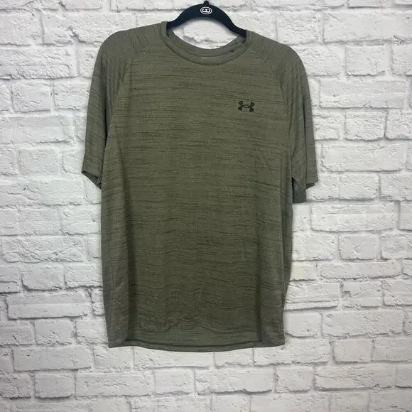 Under Armour Olive Green Men Size Large T-Shirt - Picture 1 of 5